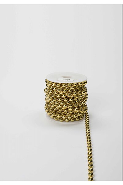 ELİSA Декоративна перлова стрічка 8 мм золота