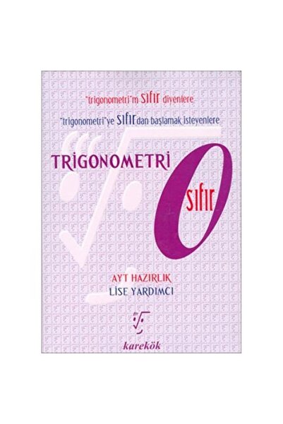 Karekök Yayınları Ayt Trigonometri Sıfır