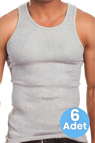 Uniquetrenders Men's Cotton Camisole Undershirt 6 Pieces