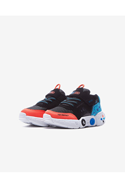 SKECHERS Lil Gametronix Küçük Erkek Çocuk Siyah Spor Ayakkabı 402262n Bkmt
