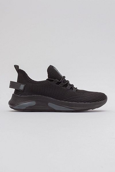 Ccway Tricotaje pentru bărbați negre Pantofi sport - cu șireturi