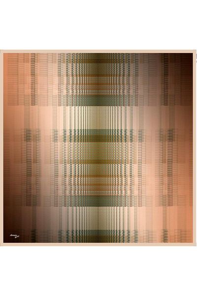 Armine Κασκόλ Coffee Color Sport Twill - 8014-15
