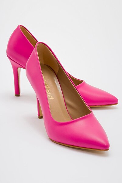 Ccway حذاء نسائي بكعب ستيليتو فوجي سكين