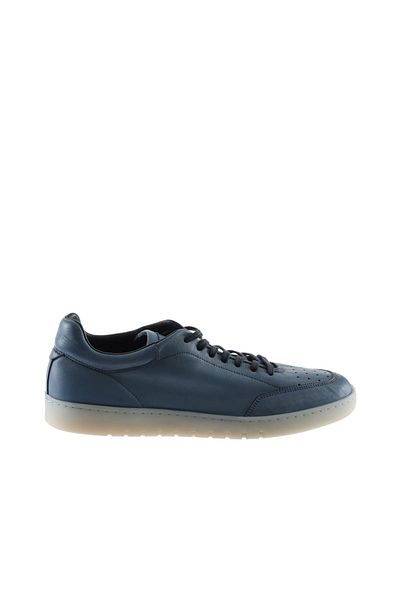 Bueno Shoes Pantofi sport pentru bărbați din piele albastră Messi - 07m0981