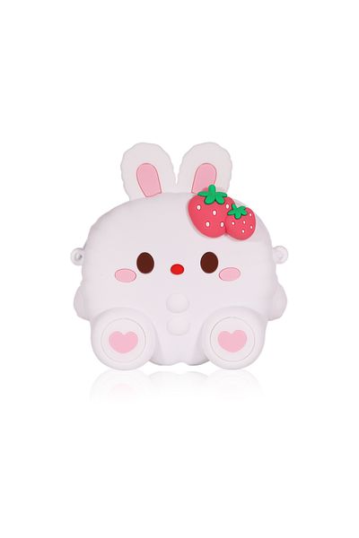 Ogi Mogi Toys Silikon Weiße Hasen Umhängetasche