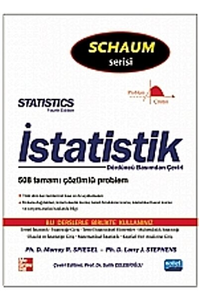 Nobel Akademik Yayıncılık İstatistik Schaums Serisi