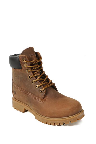 Hammer Jack Genuine Leather Cinnamon Crazy Men's Boots