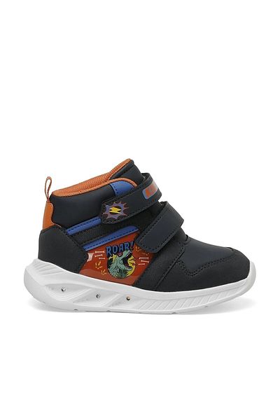 Kinetix 3W Mante Hi 3Pr Kids Sneakers Lacı_Orange 21-25 Navy Blue - Orange