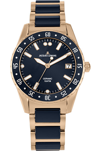 Jacques Lemans ساعة ليفربول للرجال 42-10 جرام