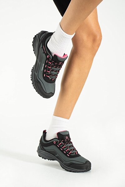 Hammer Jack Berto Su Geçirmez Koyu Gri-Pembe Outdoor Unısex Ayakkabı