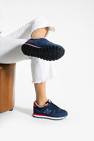 Hammer Jack Перу Справжня шкіра Темно-синьо-червоні жіночі туфлі