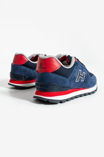 Hammer Jack Pantofi de damă din piele naturală Peru roșu indigo închis