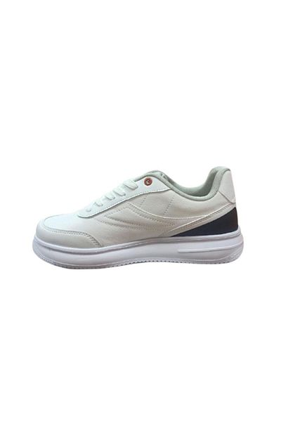 M.P. Σ.π. 231-1087 Ανδρικά παπούτσια sneaker σε λευκό-πορτοκαλί χρώμα