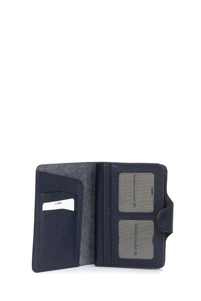 Bilik Deri Navy Blue Rölax Leather Women's Wallet Bsh 3616