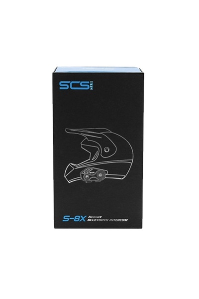 SCS S8X MOTOSİKLET BLUETOOTH VE INTERCOM SETİ