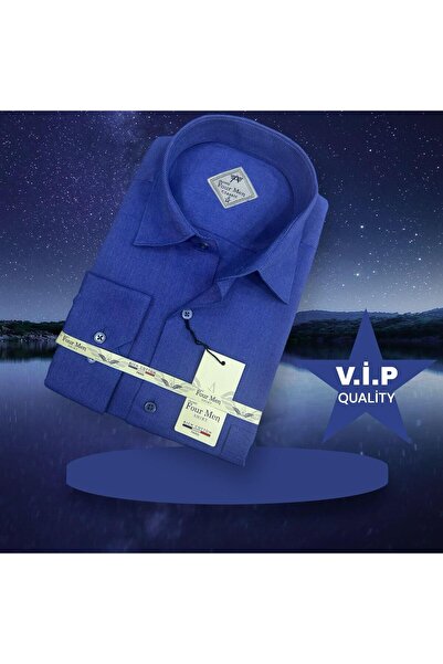 EREN STYLE Pamučna Oksford muška majica dugih rukava (Regular Fit)