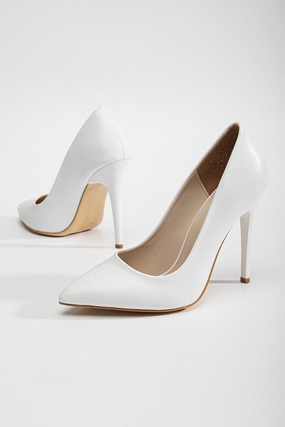 Ccway Women's Stiletto White Skin