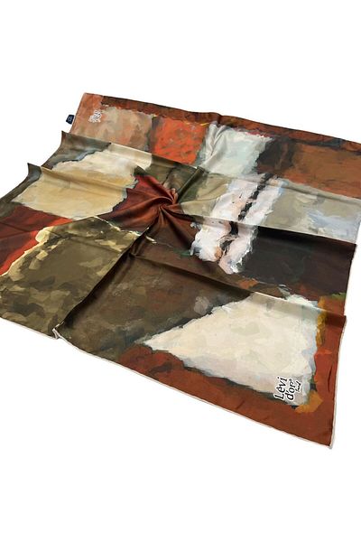 Levidor Φουλάρι Brick Color Trend - Μοτίβο ακουαρέλας