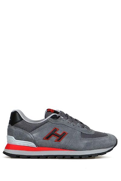 Hammer Jack Peru Genuine Leather Mint Grey-red Women's Sports Shoes