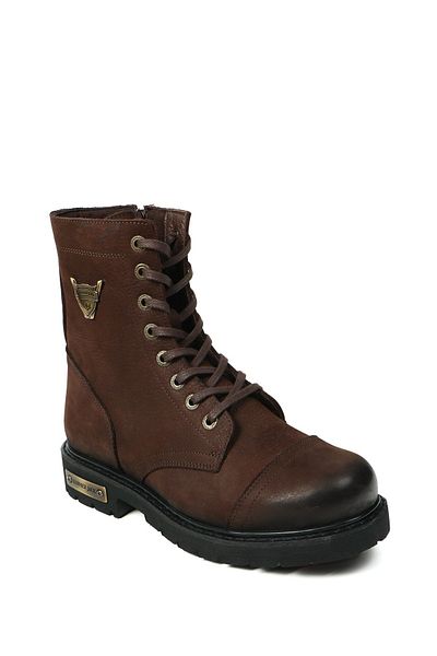 Hammer Jack Merdane Boot Γνήσιο δέρμα καφέ Dock Step Outdoor Ανδρικές Μπότες 102 18505-m