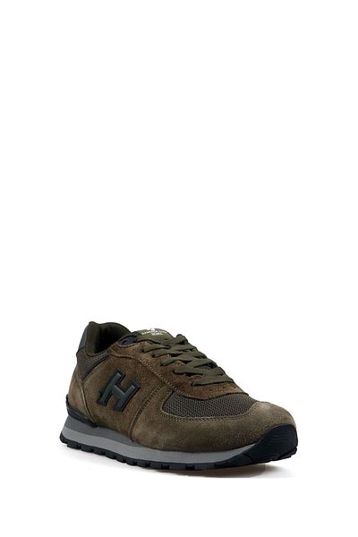 Hammer Jack Peru Genuine Leather Khaki Men's Sports Shoes