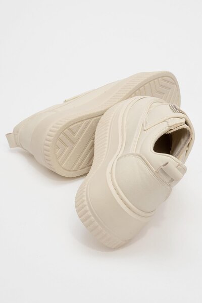 Ccway Dámská sportovní obuv Lace Stone ECRU BÉŽOVÁ