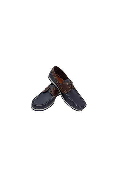 Riverland Y-03 Чоловічі синьо-коричневі (40-45) шкіряні морські черевики