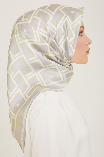 Armine Silk Scarf 2024 Summer - 9132-55 Twill