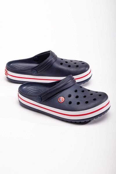 Ccway Sabo Men's Slippers Navy White Red