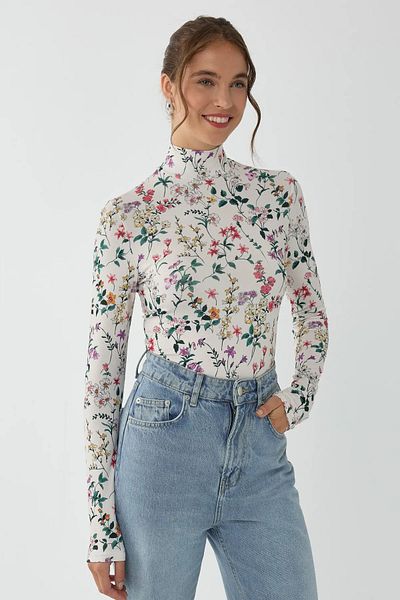 Hiccup Μακρυμάνικη μπλούζα με floral σχέδιο