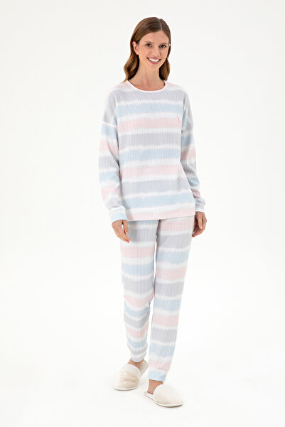 U.S. Polo Assn. Kadın Kum Pijama Takımı 50302071-VR085