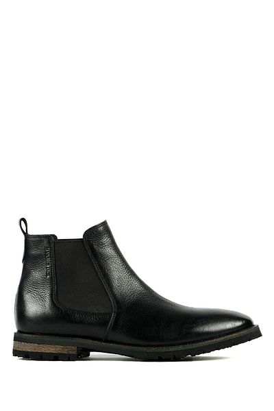 Hammer Jack Genuine Leather Black Nice Outdoor Men's Boots