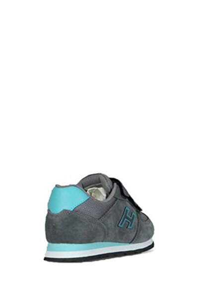 Hammer Jack Peru Genuine Leather Grey-Turquoise Children's Sports Shoes