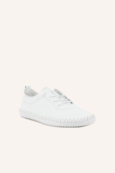 MARCATELLI Pantofi alb din piele moale 2627