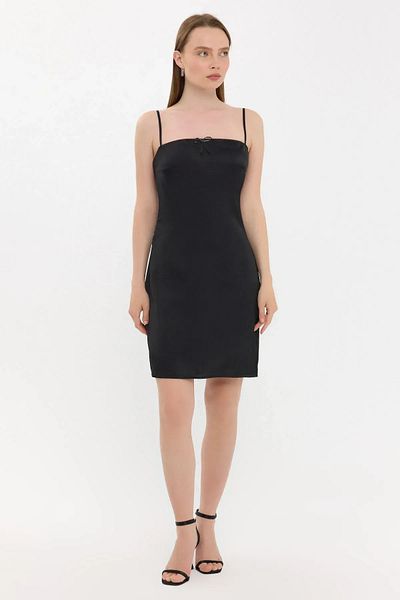 Hiccup Mini Dress - Rope Strap, Tied Front Detail