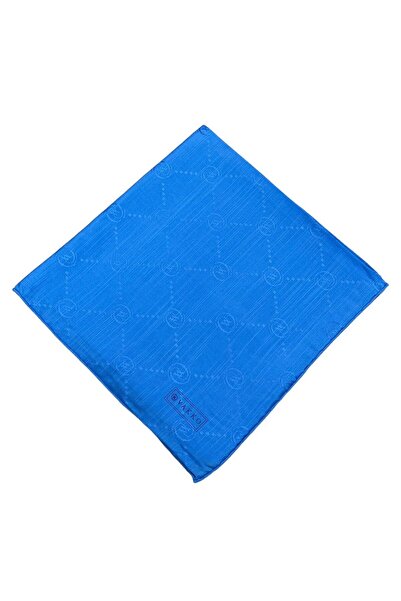 Vakko Βαμβακερό Μεταξωτό Φουλάρι - Μονόγραμμα - Σαξ