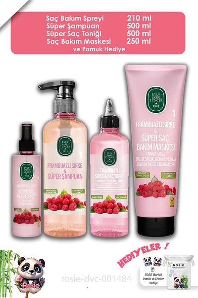 Eyüp Sabri Tuncer 4-Piece Est Raspberry Super Hair Care Set - Rosie