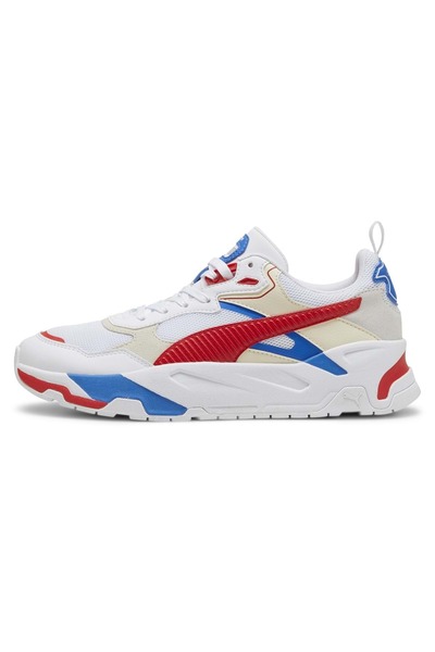 Puma 389289 حذاء رياضي ترينيتي للرجال باللون الأحمر