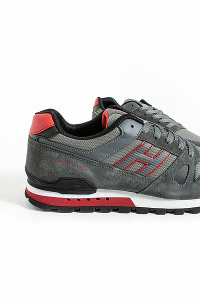 Hammer Jack Thassos Smoked Red Genuine Leather Men's Sneakers