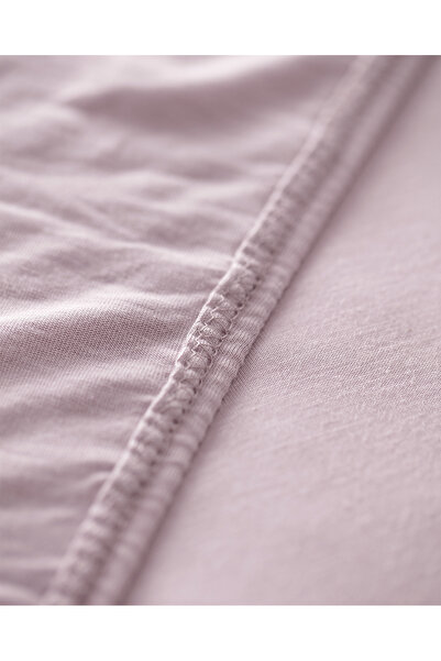 Madame Coco Belle Single Bamboo Bed Sheet - Light Plum Elastic