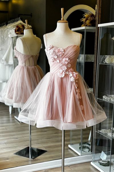 Lenta Moda Μίνι νυχτερινό και πάρτι φόρεμα με σκόνη 3D Floral πράσινη φούστα