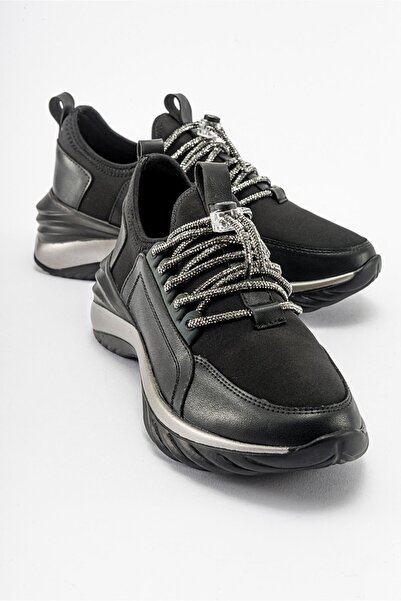 Ccway Ženske sportske cipele sa kamenčićima CRNE CRNE