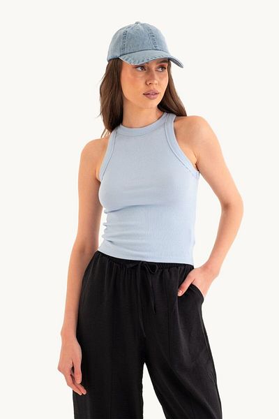 Hiccup Top de bază cu gât Halter