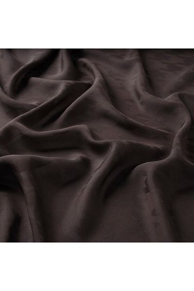 ipekevi Four Seasons Bitter Brown Houndstooth Patterned Monogram Shawl