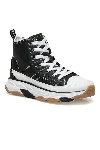 Kinetix 3W Viole Pu Hi W 3Pr Sneakers Black,White 36/40 Black - White
