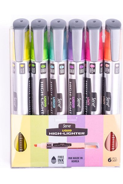 STOREMAX Lvnshop Pastel Liquid 6-Piece Pen Set - Lv 224120