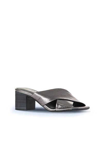 Bueno Shoes 01wa2809 Μοντέλο Γυναικείες δερμάτινες παντόφλες με τακούνι