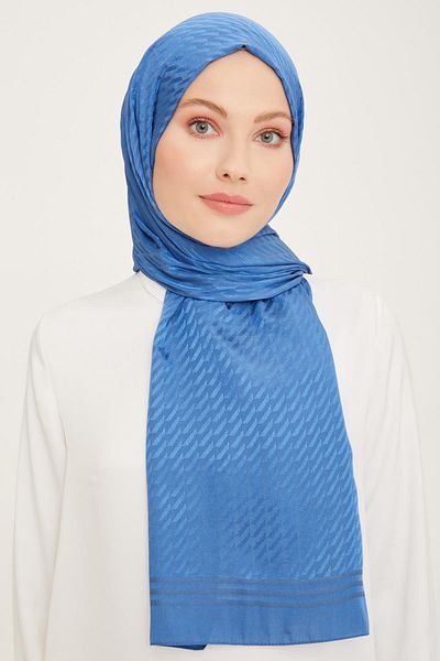 Armine Şal Trend Diamond - 1 - Albastru 3218