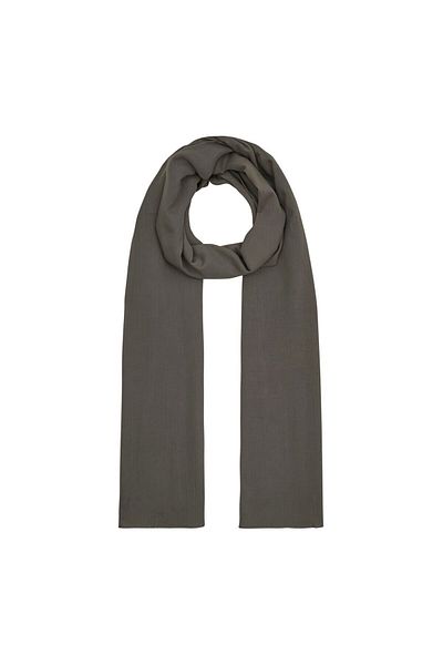 ipekevi Anthracite Plain Cotton Shawl