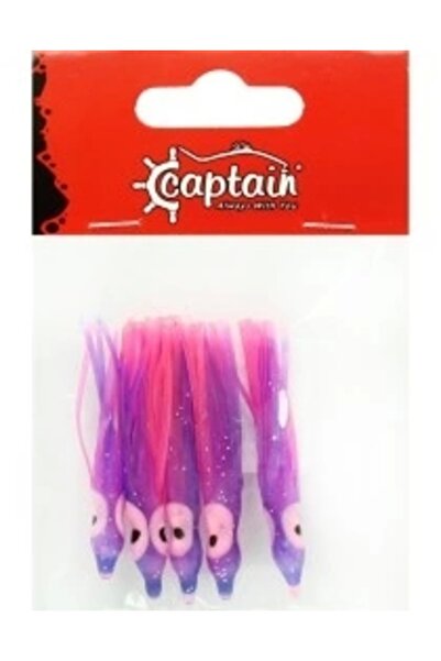 CAPTAIN 3593 Octopus Pride 5cm Ahtapot Sübye 5'li Paket Suni Yem 095